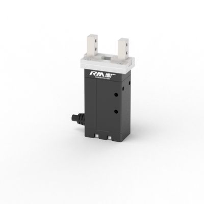 Un agarre eléctrico compacto RM-EGB con fuerzas de agarre ajustables para agarre, sujeción y ensayo