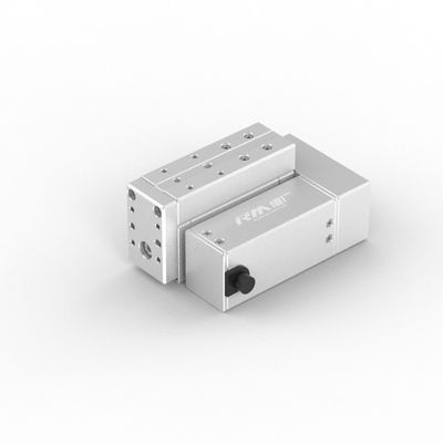 Actuador lineal de cilindro eléctrico RM-RPLA RobustMotion, empujando con capacidad de adaptación bajo una gran potencia