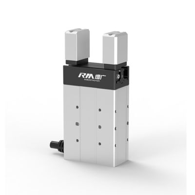 RobustMotion RM-MGBD Servo agarre eléctrico para componentes pequeños, agarre paralelo de 2 dedos con mandíbulas de base de funcionamiento suave